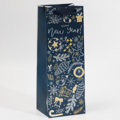 Пакет под бутылку «Happy New Year!» - Фото 2