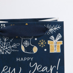 Пакет под бутылку «Happy New Year!» - Фото 3
