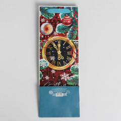 Пакет под бутылку крафтовый «Чудес в новогоднюю ночь» - Фото 2