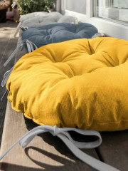 Подушка на стул с тафтингом - Фото 1