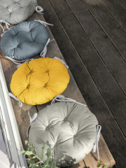 Подушка на стул с тафтингом - Фото 5