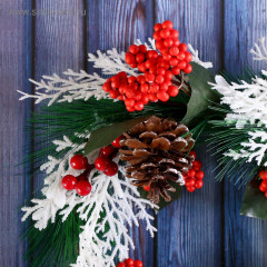 Венок новогодний «Зимнее волшебство» - Фото 1