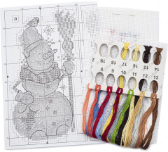 Набор для вышивания «Снеговик» - Фото 3