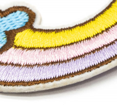 Термоаппликация «Радуга в облаках» - Фото 1