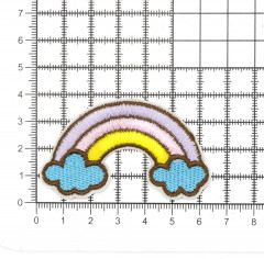 Термоаппликация «Радуга в облаках» - Фото 2