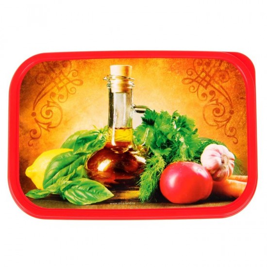 Ланч-бокс прямоугольный «Прованские травы», 1,2 л