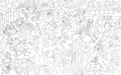 Раскраска-виммельбух. Для девочек - Фото 1