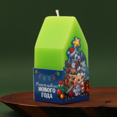Свеча «Счастливого Нового года» - Фото 1