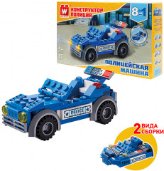 Конструктор «Полицейская машина» - Фото 1