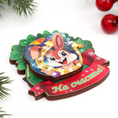 Магнит двухслойный «На счастье!» - Фото 1