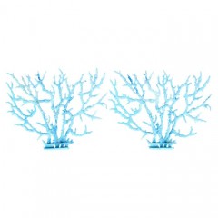 Коралл пластиковый большой, 24,5х4х19 см, голубой - Фото 2