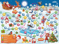 Игра-ходилка настольная «Новогодние приключения» - Фото 1