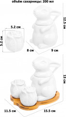 Набор посуды «Заяц с капустой» - Фото 1