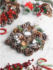 Подсвечник «Снежный лес» - Фото 1