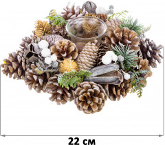 Подсвечник «Снежный лес» - Фото 2