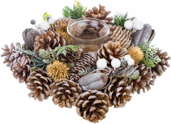 Подсвечник «Снежный лес» - Фото 3