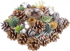 Подсвечник «Снежный лес» - Фото 4