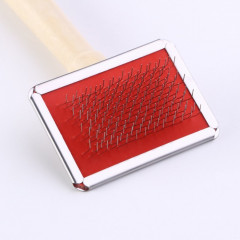 Пуходерка без капель малая c деревянной ручкой - Фото 2