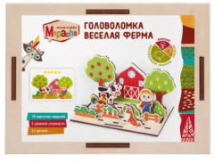 Головоломка-панорама «Веселая ферма» - Фото 1
