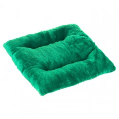 Лежанка меховая «Объемный коврик», 40х40х8 см, цвет в ассортименте - Фото 1