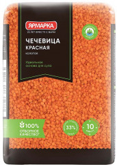 Чечевица красная колотая - Фото 1