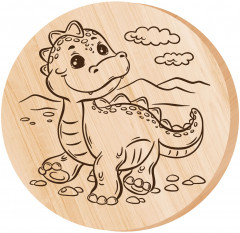 Доска для выжигания «Динозаврик» - Фото 1