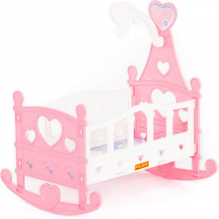 Кроватка-качалка сборная для кукол №3 - Фото 2