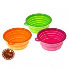 Миска силиконовая складная для путешествий, 400 мл, цвет в ассортименте - Фото 3