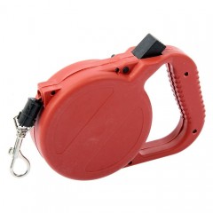 Рулетка с тросом, 8 м, красный - Фото 2