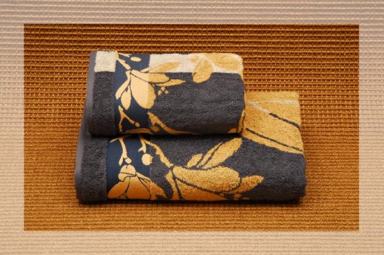 Комплект полотенец махровых пестротканых «Magnolia» (Cleanelly Collection, 50х100 и 70х140)