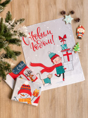 Комплект полотенец вафельных - Фото 2