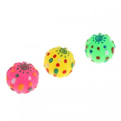 Игрушка резиновая пищащая «Чудо-мяч», 6,5 см, цвет в ассортименте - Фото 1