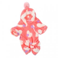 Комбинезон плюшевый «Сердечки», размер M - Фото 3