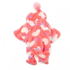 Комбинезон плюшевый «Сердечки», размер M - Фото 2