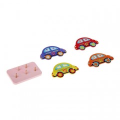 Пирамидка логическая «Машинка» - Фото 1