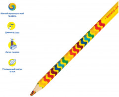 Карандаш с многоцветным грифелем «Енот и радуга» - Фото 2