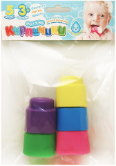 Набор игрушек для купания «Мягкие кирпичики» - Фото 1
