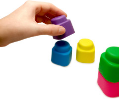 Набор игрушек для купания «Мягкие кирпичики» - Фото 3