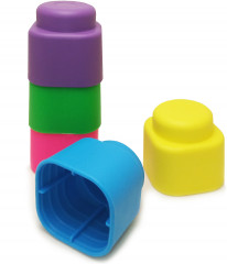 Набор игрушек для купания «Мягкие кирпичики» - Фото 4