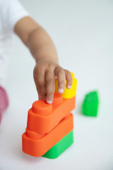 Набор игрушек для купания «Мягкие кирпичики» - Фото 5