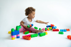 Набор игрушек для купания «Мягкие кирпичики» - Фото 6