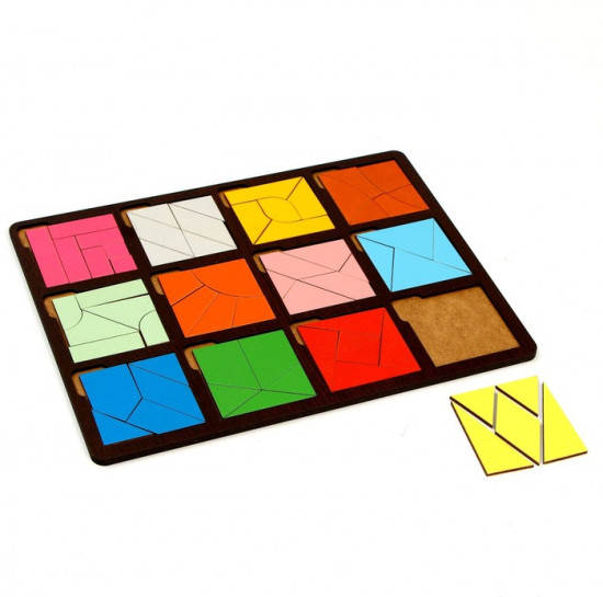 Доска развивающая «Сложи квадрат»