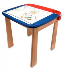 Игрушка стол с контейнером для ручек, деревянная - Фото 3