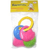 Прорезыватель — погремушка «Фруктовая корзинка» - Фото 1