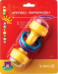 Погремушка «Гантелька» - Фото 1