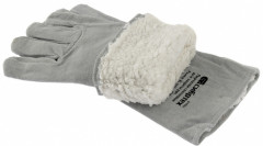 Перчатки спилковые с манжетой - Фото 1