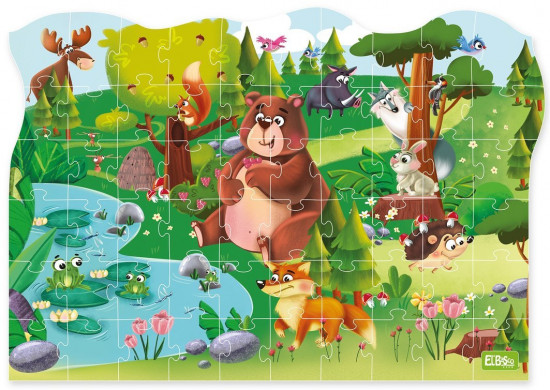 Пазл «В лесу»