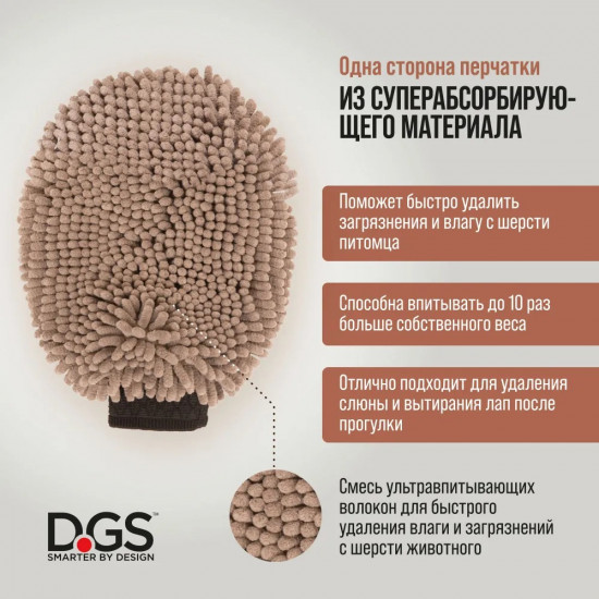 Перчатка для груминга «Grooming Mitt»