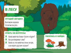 Раскраска «Дикие животные» - Фото 1