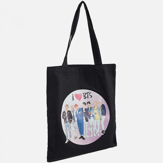 Сумка-шоппер «I love BTS»